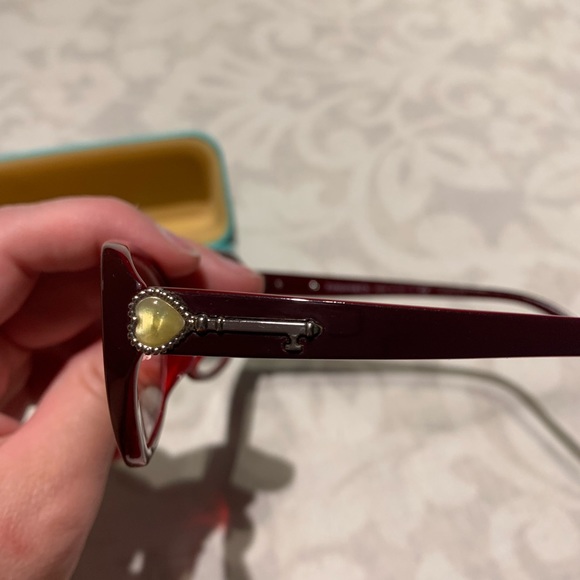 Authentic Tiffany Eyeglass Frames maroon - Picture 2 of 5